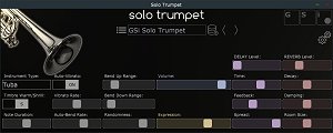 Solo Trumpet - Physical modeling trumpet