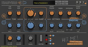 TimeVerb-X - All-in-one Spring + Digital Reverb
